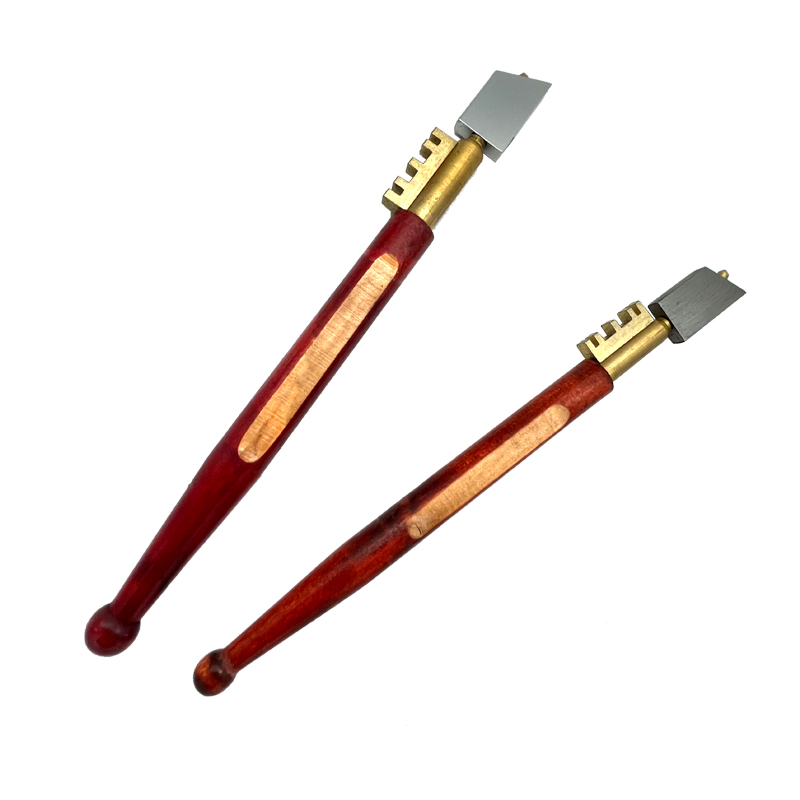 Large Diamond Glass Knife Old-Fashioned Glass Knife Diamond Glass Knife Mahogany Diamond Glass Knife Wooden Handle Glass Knife Specification drawing