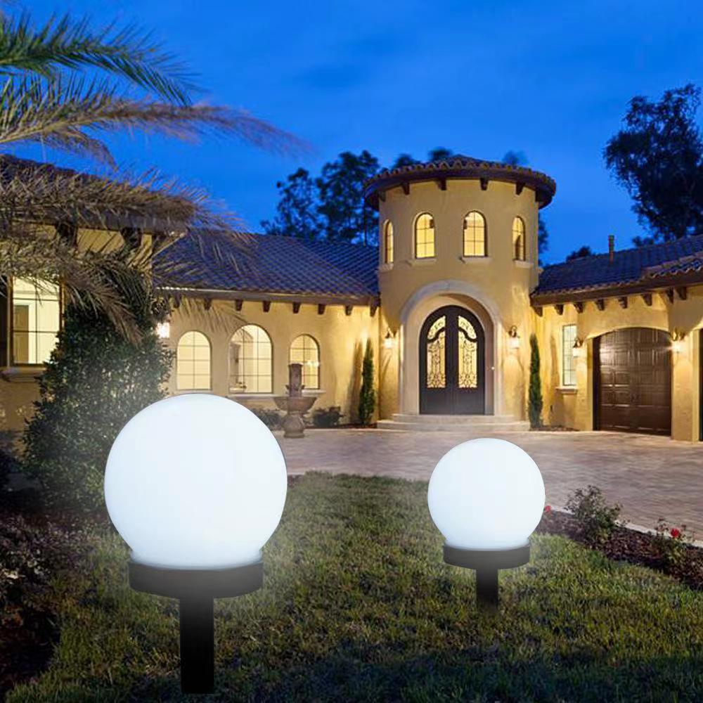户外防水太阳能圆形球泡形插地草坪灯唯美装饰照明庭院花园插地灯56