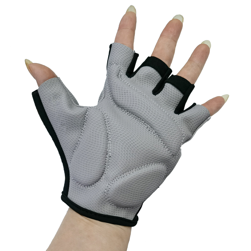 1915 Elastic half-finger gloves, cycling gloves, cycling sports half-finger gloves, thin anti-slip fishing half-finger gloves, short finger gloves Item Picture