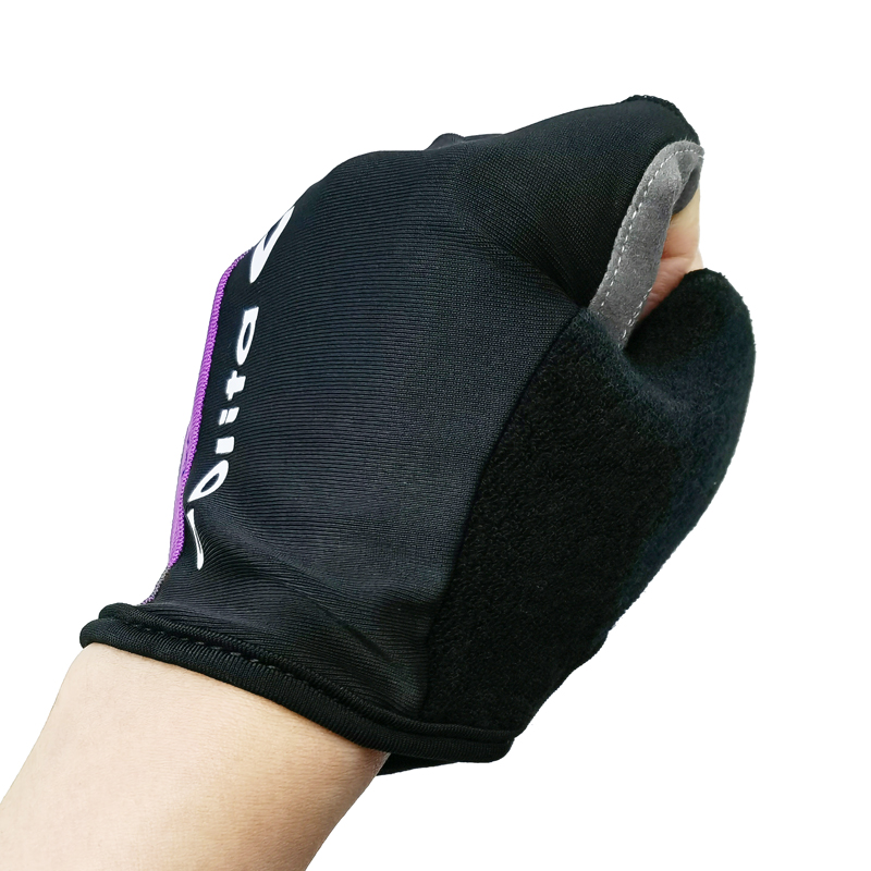 1903B弹力半指手套自行车骑行手套单车运动半截手套薄款防滑钓鱼半指手套短指手套详情6