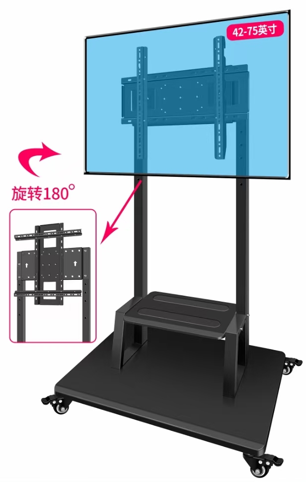 LCD TV stand, floor-standing universal bracket, movable display stand, universal hanging rack, trolley, wholesale for foreign trade, factory direct sales Application Scenario