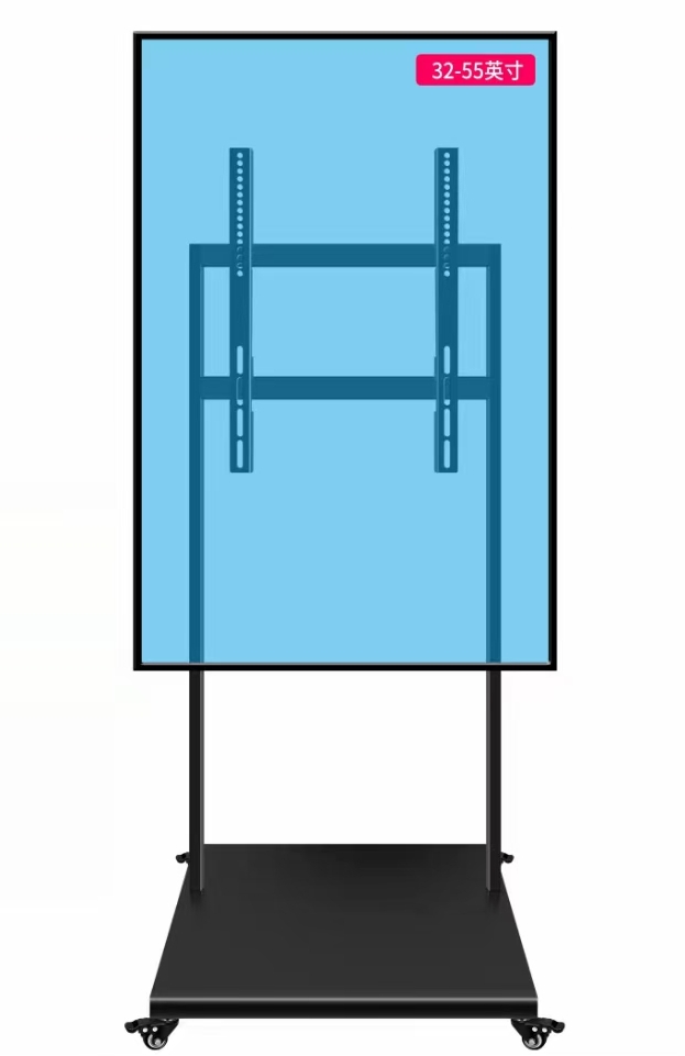 LCD TV stand, floor-standing universal bracket, movable display stand, universal hanging rack, trolley, wholesale for foreign trade, factory direct sales Item Picture