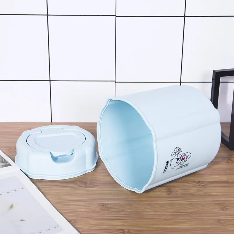 新款家用垃圾桶 客厅厨房收纳桶 垃圾篓办公室座面垃圾桶详情图4