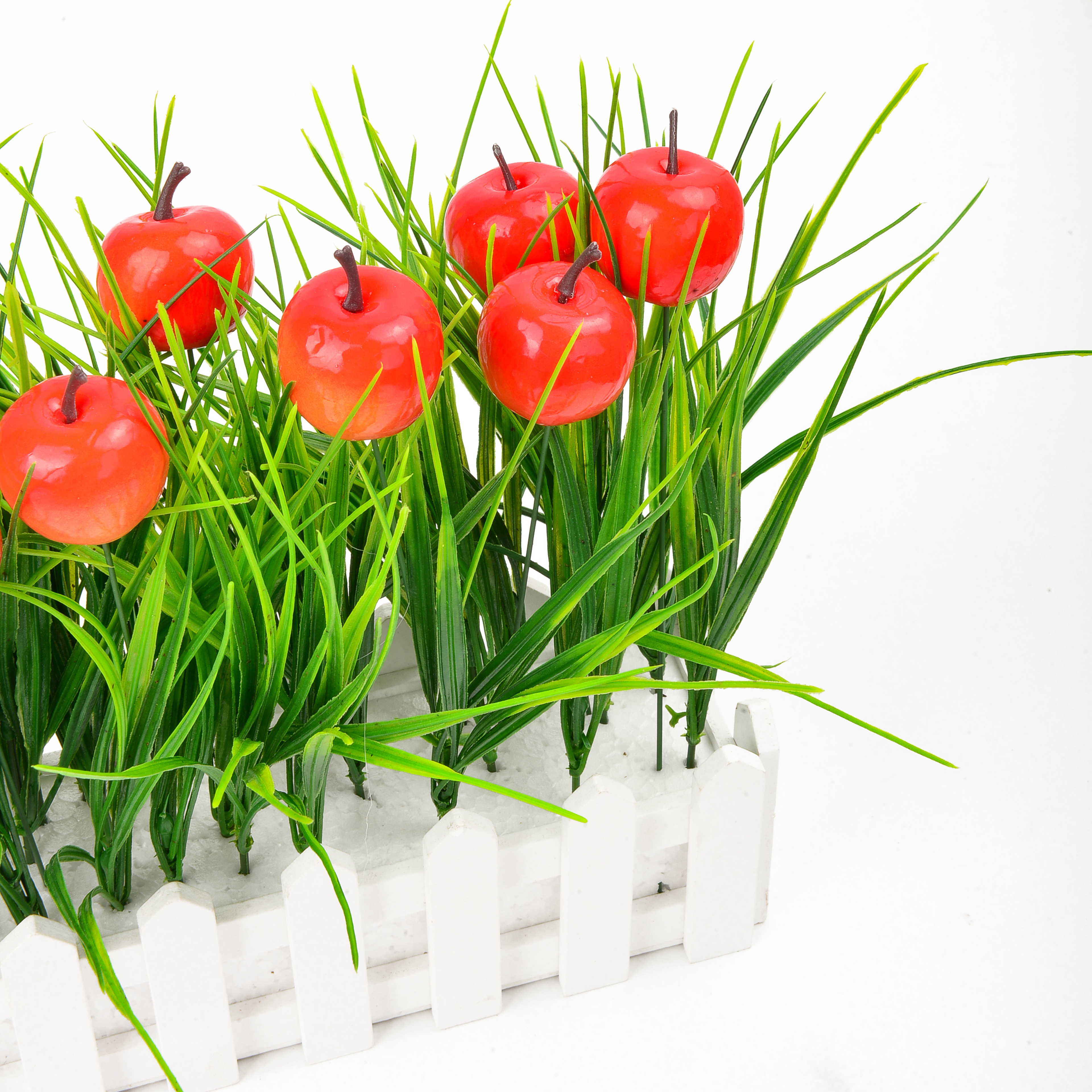 Simulation Of Red Apple Garden Plug-In Decorative Arts And Crafts Fruit Ornaments Gifts Specification drawing