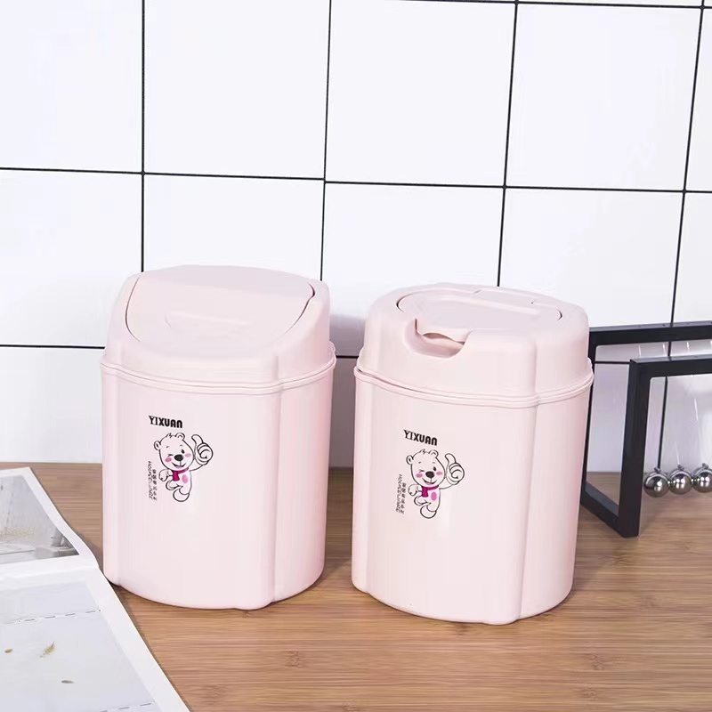 新款家用垃圾桶 客厅厨房收纳桶 垃圾篓办公室座面垃圾桶详情图2