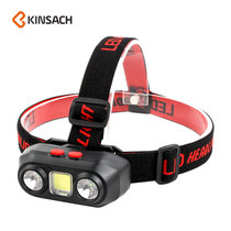 Large capacity strong bald light LED night fishing charging long endurance hiking light mining light