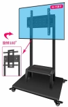 TV floor-standing stand, horizontal and vertical screen rotation, live broadcast projection, advertising, universal hanging rack, mobile wheeled trolley, wholesale for foreign trade, factory direct sales Specification image
