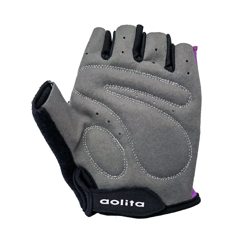 1903B弹力半指手套自行车骑行手套单车运动半截手套薄款防滑钓鱼半指手套短指手套详情5