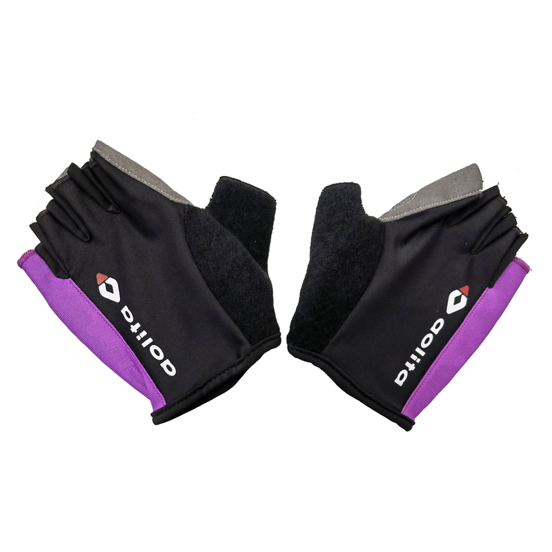 骑行手套/弹力半指手套/运动半截手套细节图