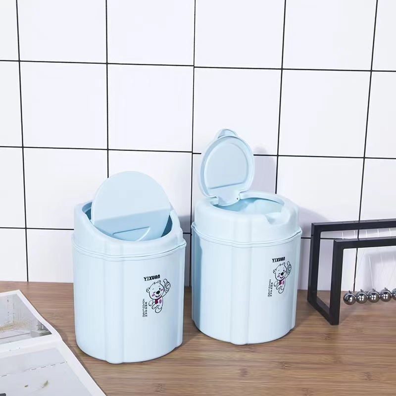 新款家用垃圾桶 客厅厨房收纳桶 垃圾篓办公室座面垃圾桶详情图3