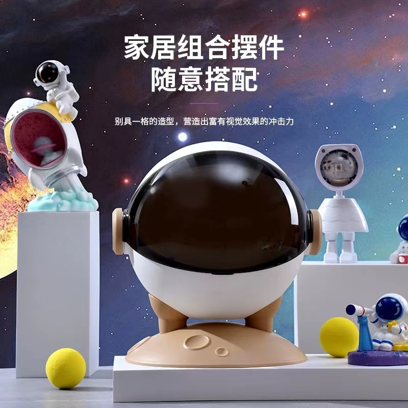 Cartoon Astronaut Decoration Desk Porch Key Box Astronaut Living Room Decoration Arts And Crafts Storage Box Application Scenario