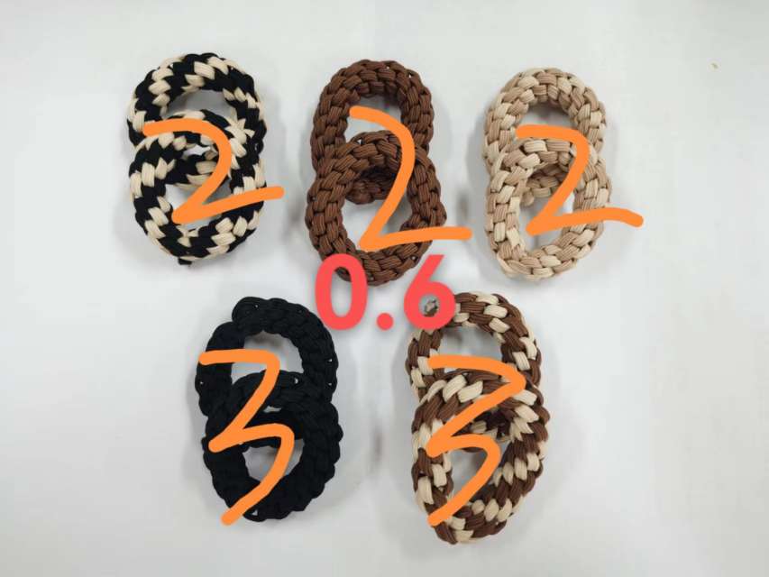 Hair tie, rubber band and hair band accessories