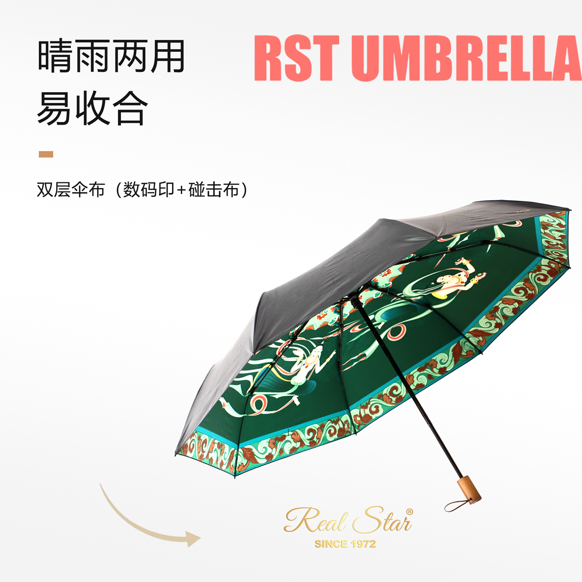晴雨伞实物图