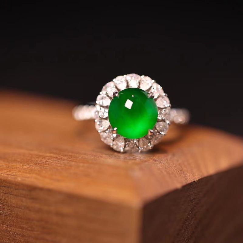 翡翠/翡翠戒指/戒指细节图