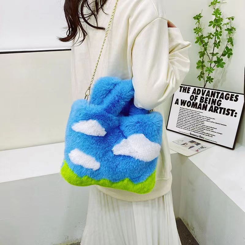 Bolsa de peluche cute bear crossbody bag 2023 nuevo estilo japonés y coreano caricatura pequeña bolsa de peluche con oso bolsa de peluche al por mayor bolsa de peluche cute bear crossbody bag 2023 nuevo estilo japonés y coreano caricatura pequeña bolsa de peluche con oso detail image 16
