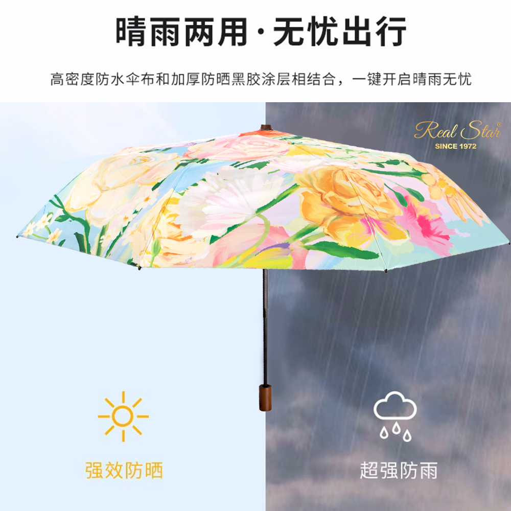 晴雨伞实物图