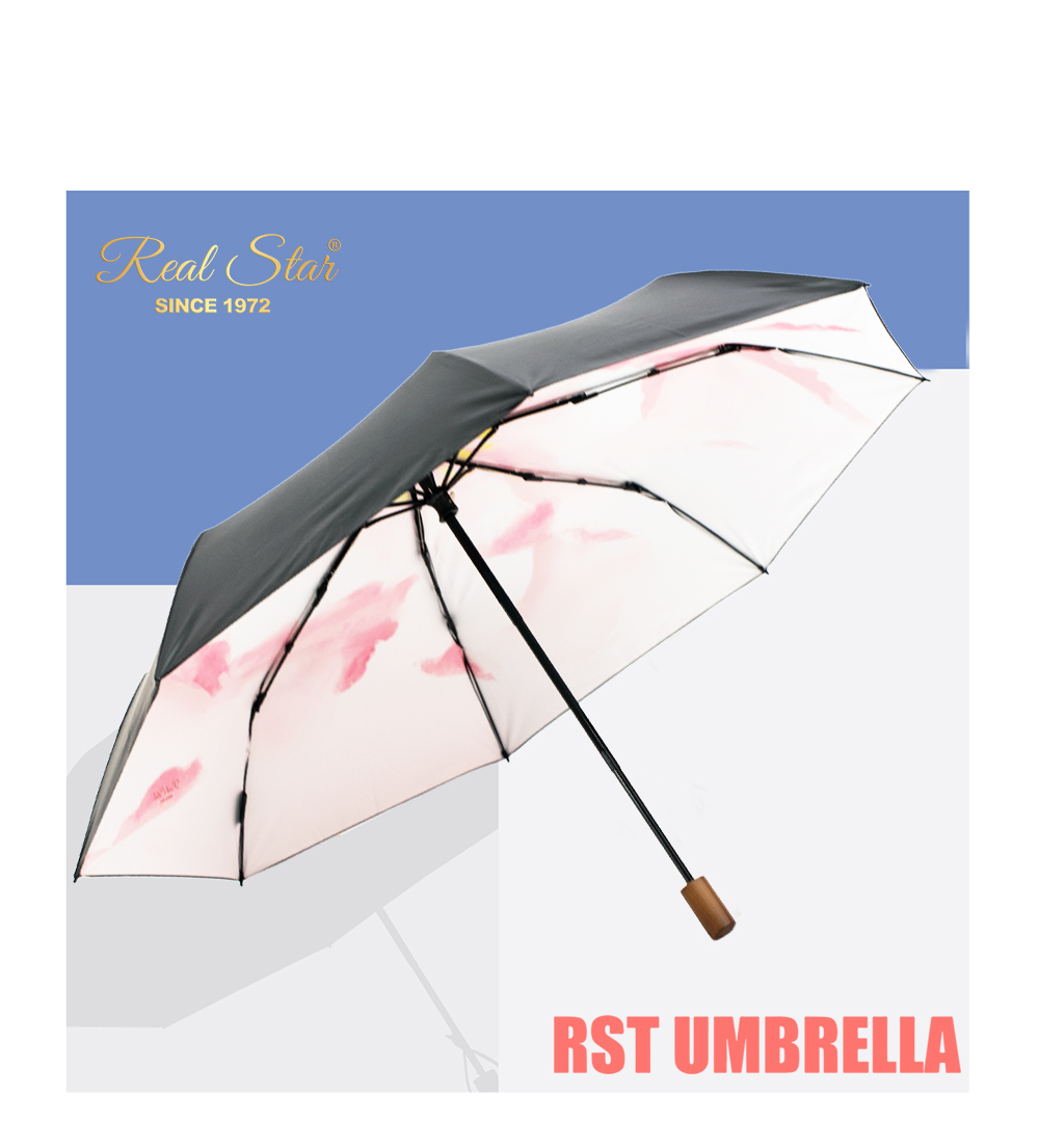 星宝伞国潮3225珠蕊夫人雨伞三折小清新雨伞晴雨2用三折开收雨伞折叠雨伞批发详情8