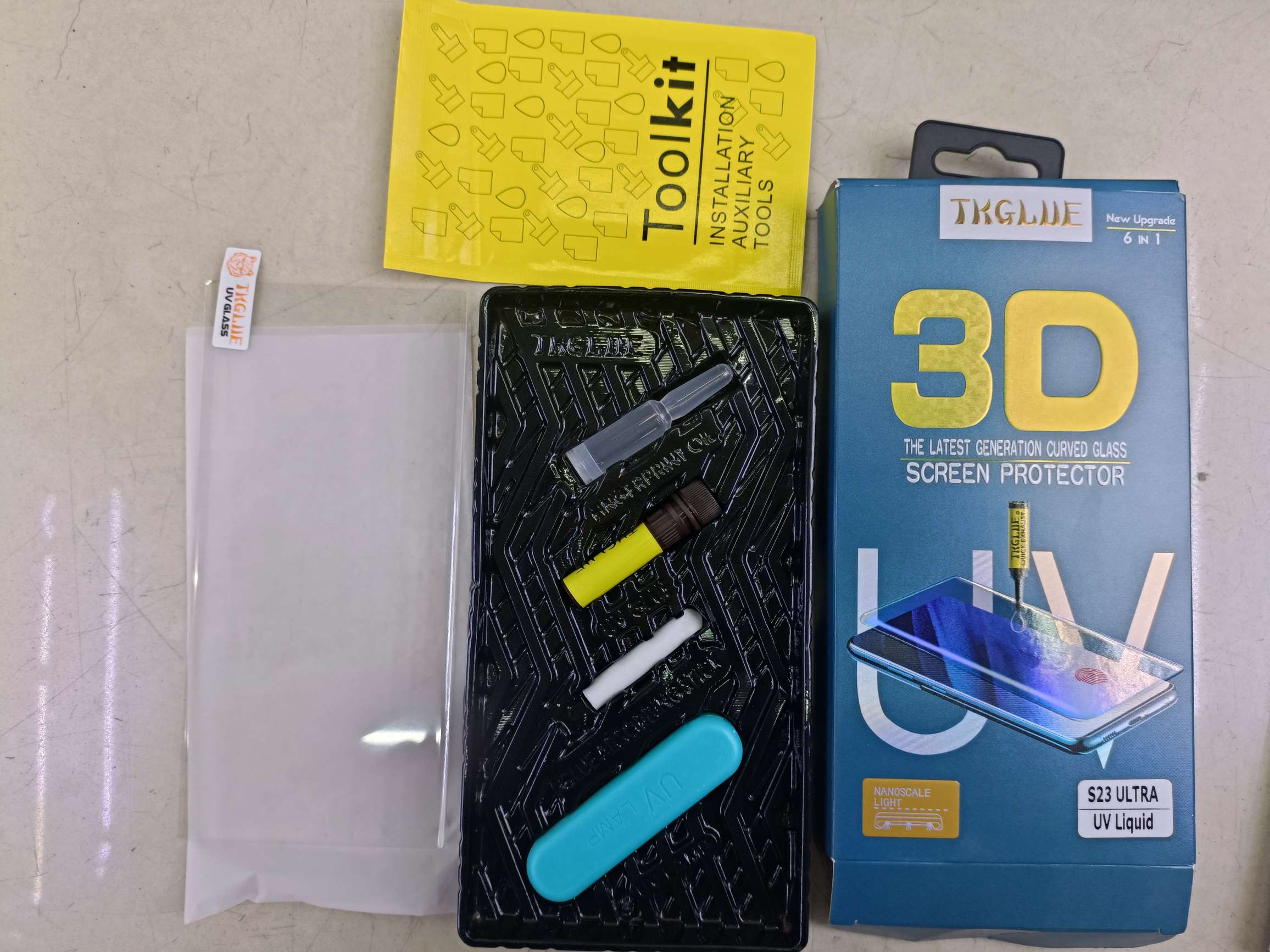 UV tempered film HD tempered film six in one arc edge film models vary in price