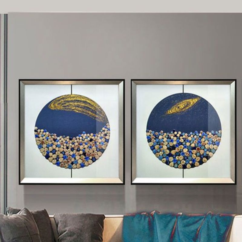 英雄本色三联圆形装饰画5