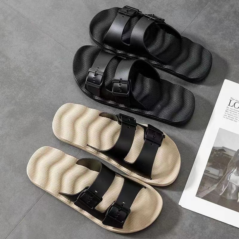 Summer indoor soft-soled men's slippers for foreign trade are fashionable and versatile. The one-line flip-flops are anti-slip and lightweight. Custom-made for men's factories Application Scenario