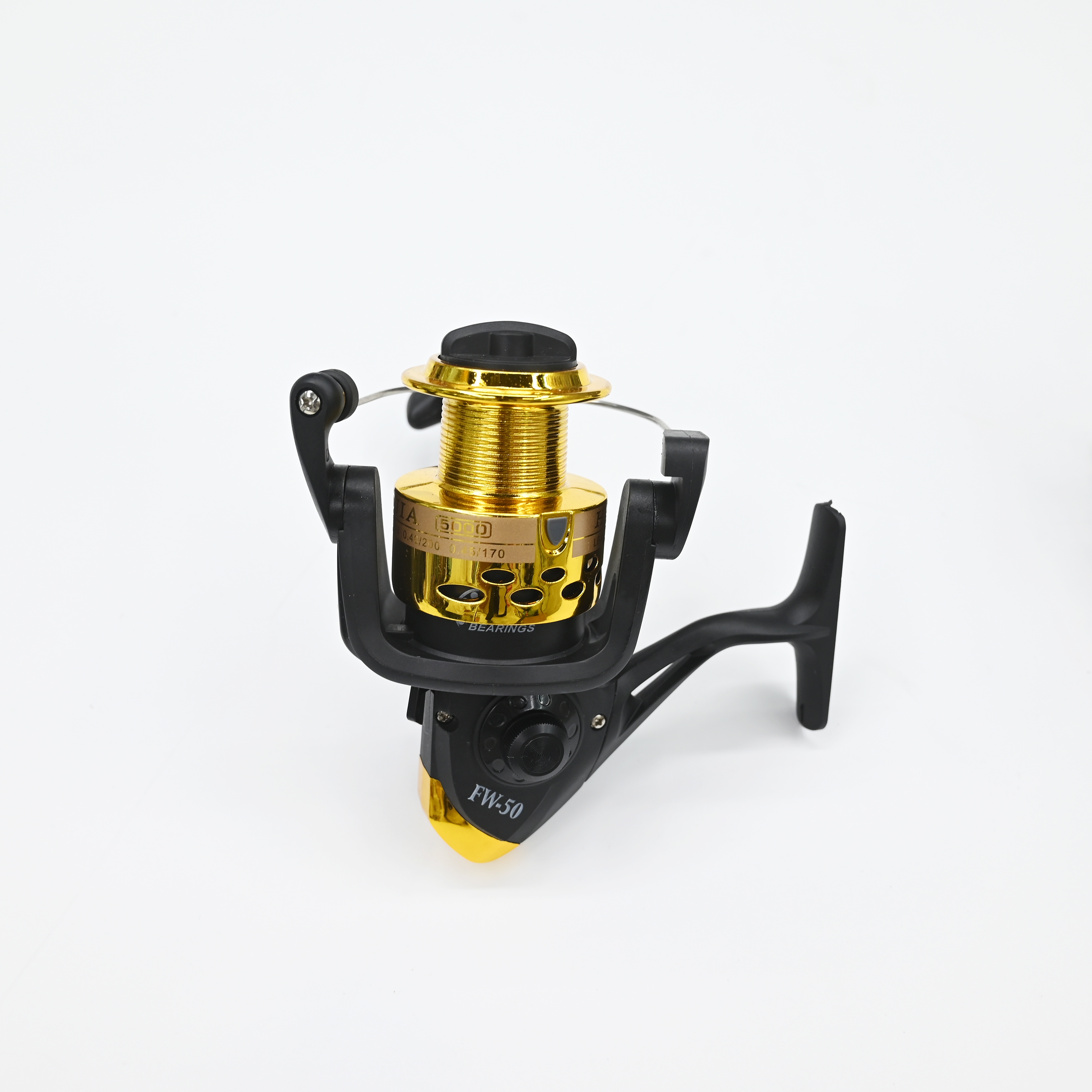 渔线轮白底实物图