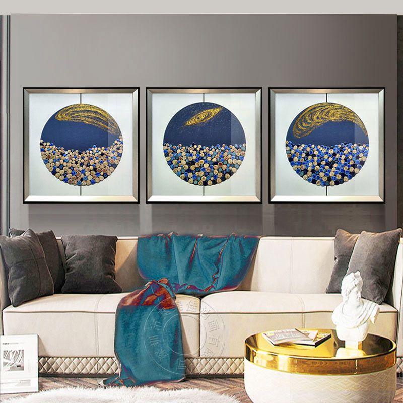 英雄本色三联圆形装饰画12