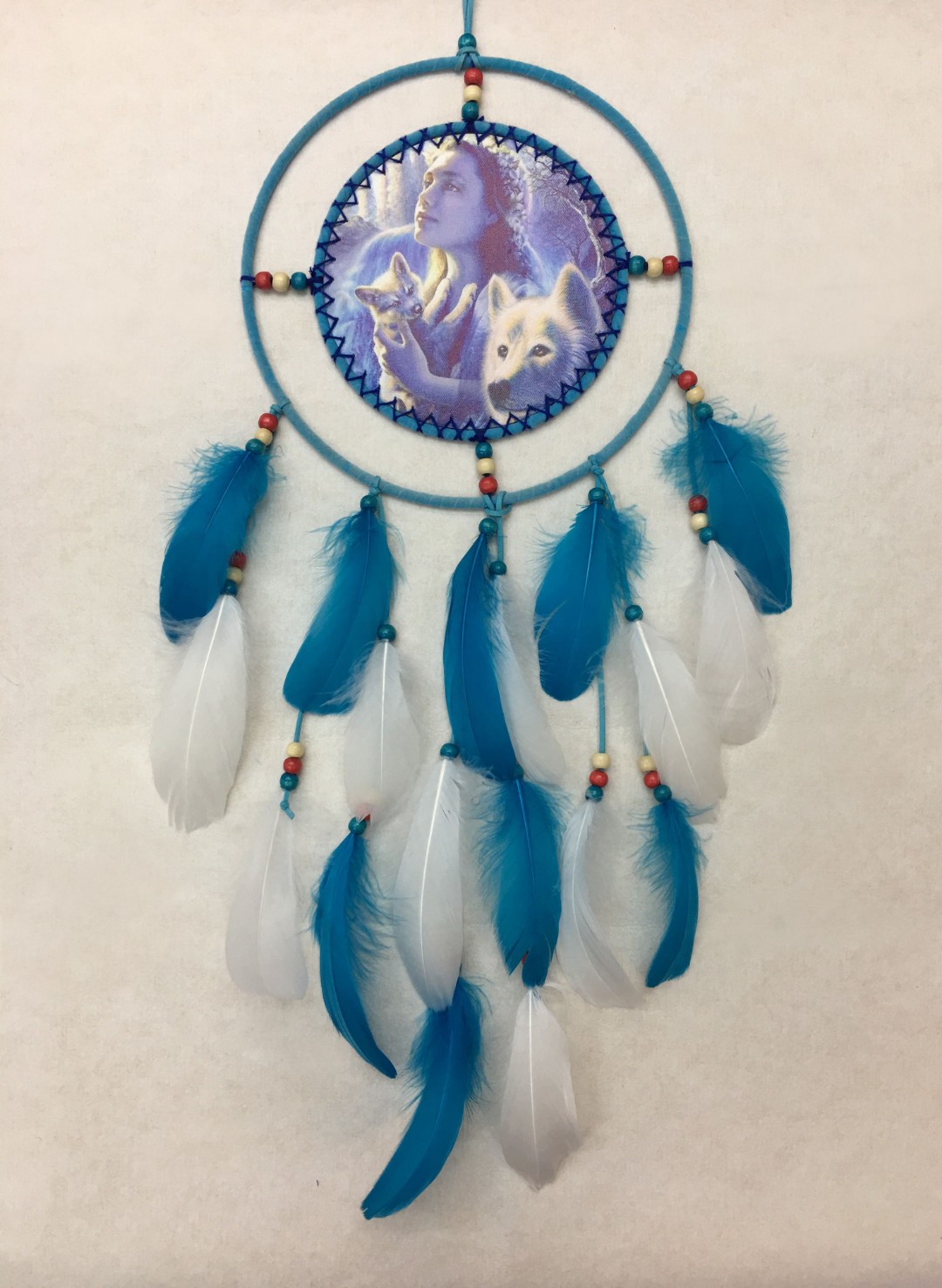 家居装饰工艺礼品捕梦网 25cm油画挂件