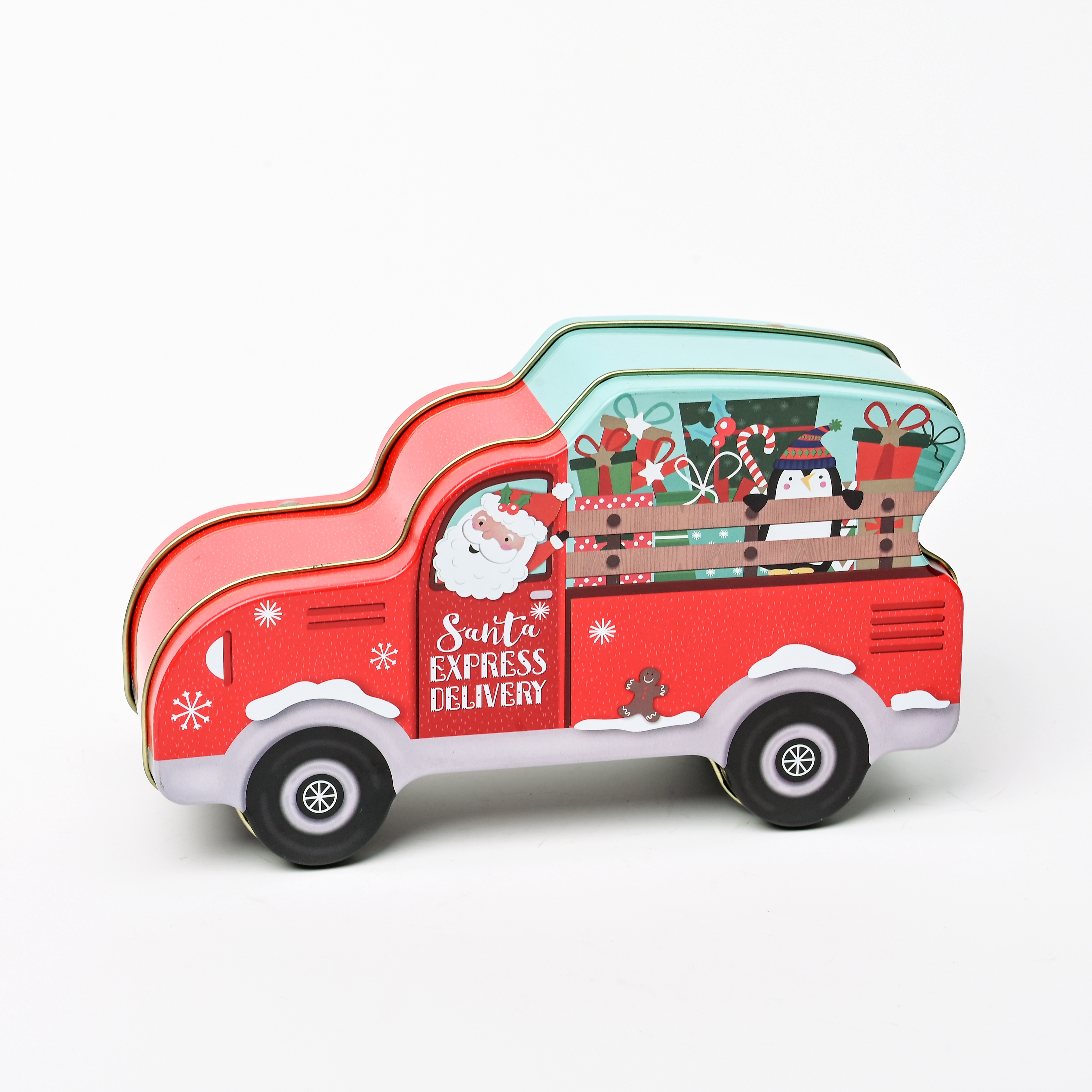 圣诞小汽车创意卡通巧克力糖果包装盒凹凸立体雕刻精美图案内外食品级材料详情图4