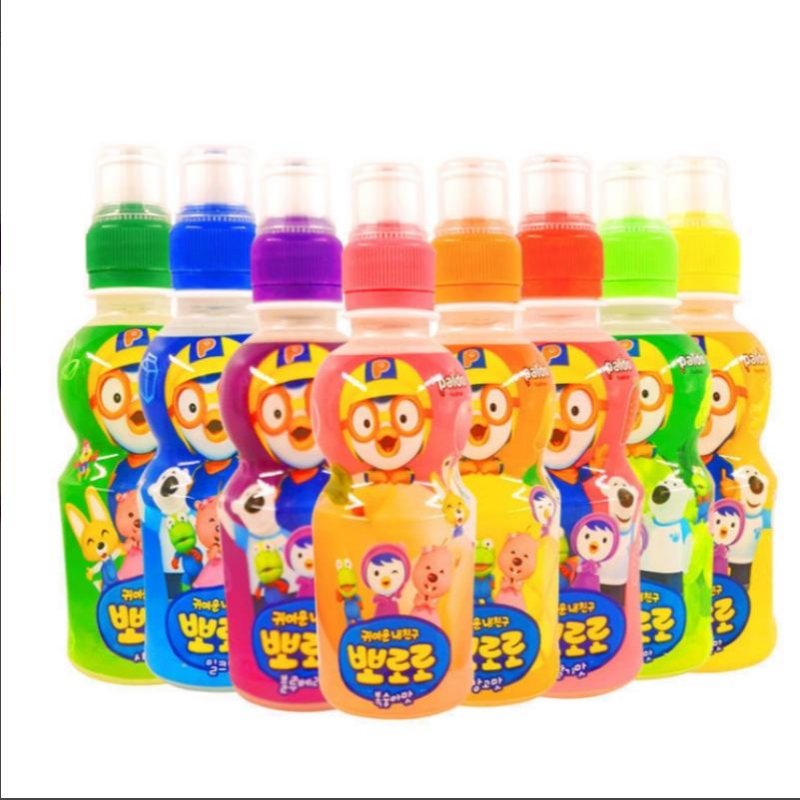  韩国原装进口 啵乐乐 波乐乐水果味饮料 235ml