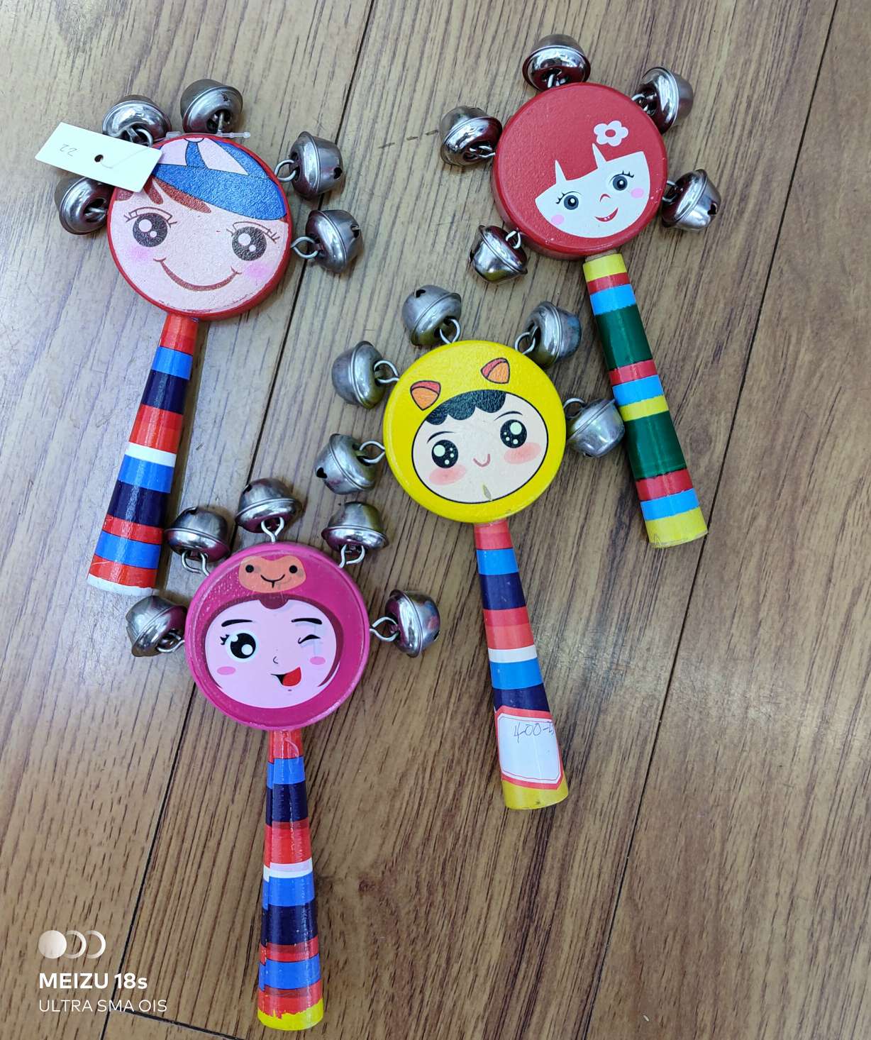 宝宝手摇铃棒铃婴儿早教智力乐器串铃铃铛 摇铃0-1岁儿童益智教具详情图4