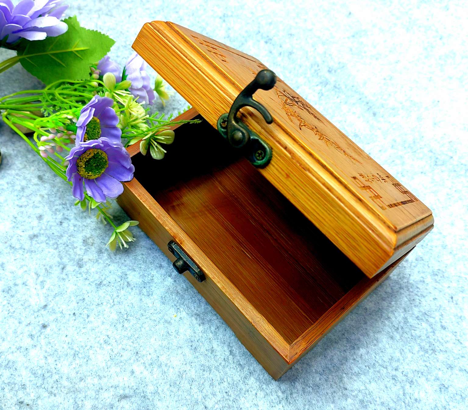 竹子竹制品/手工艺品女夏季中国风/竹扇素面扇子/竹子/笛箫细节图