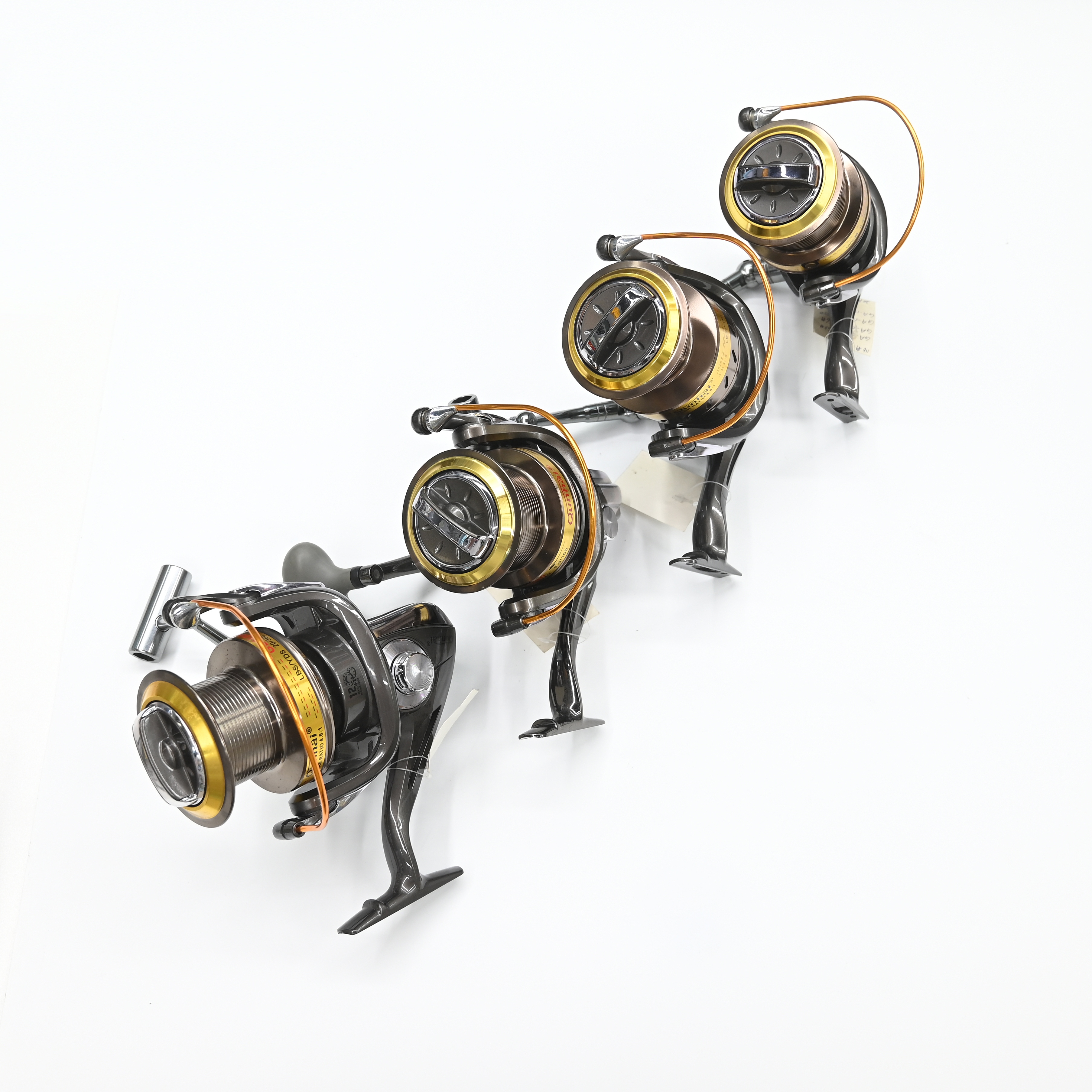 黑金金属高端纺车式渔线轮