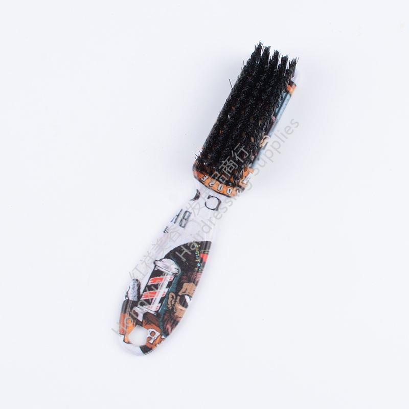Barbershop Vintage Oil Hair Shredding Brush Hair Tools Neck Cleaning Beard Brush Salon Shredding Comb Application Scenario