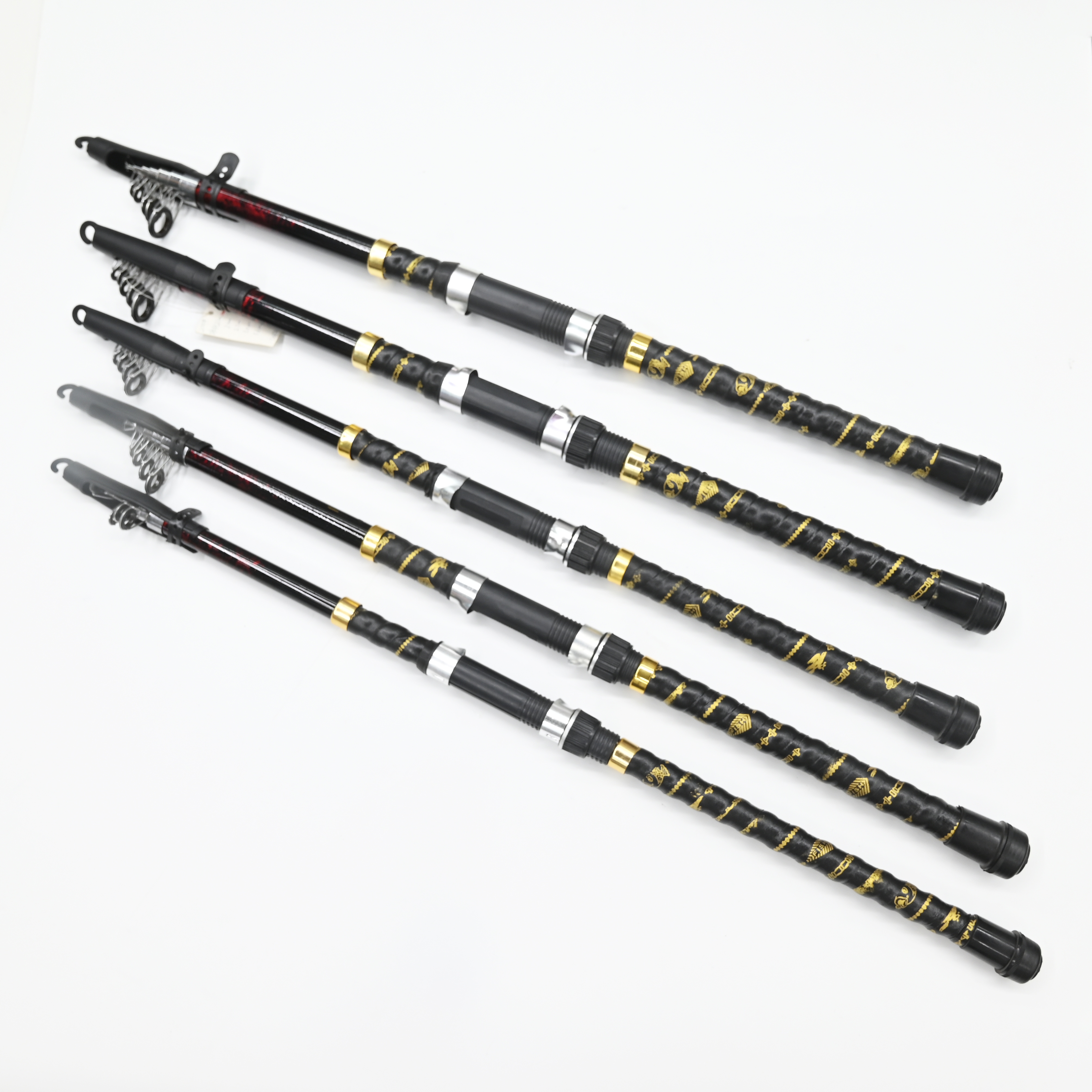 黑色碳素材质垂钓用品新款鱼竿