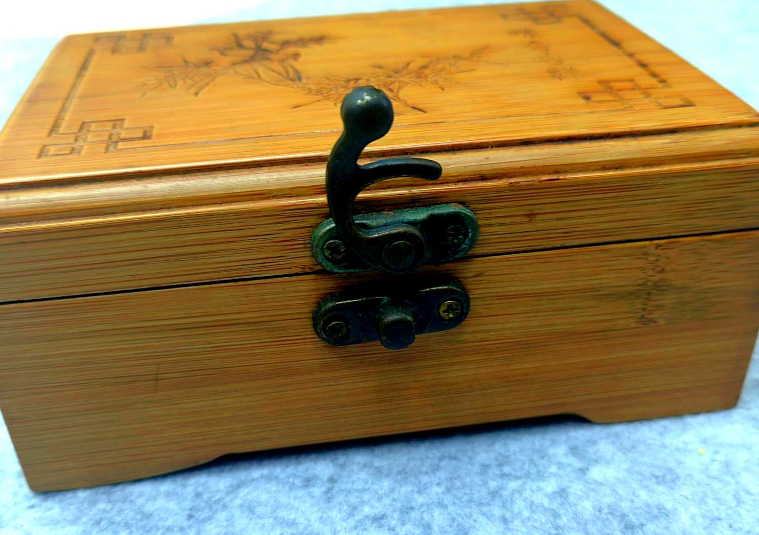 竹子竹制品/手工艺品女夏季中国风/竹扇素面扇子/竹子/笛箫产品图