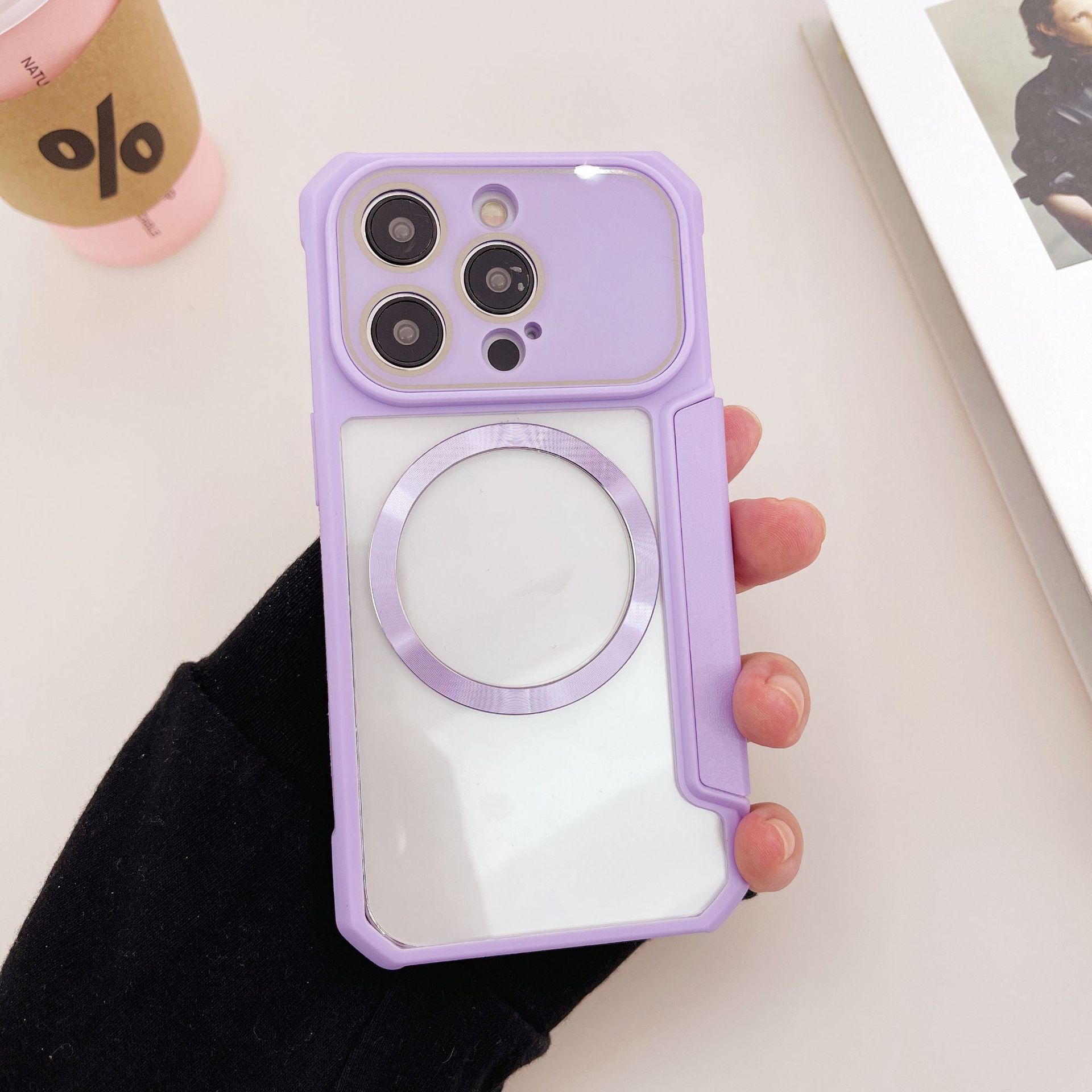 皮套手机壳/CD纹/磁吸手机壳细节图