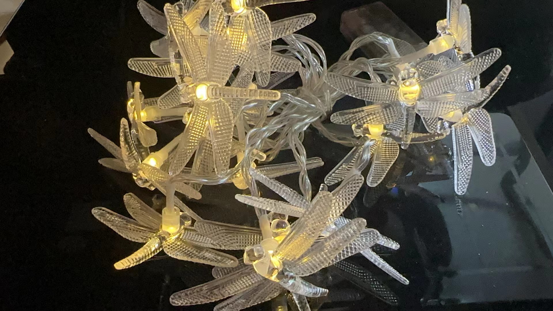 Nueva serie dragonfly día de san valentín led gift light string decoración de vacaciones fábrica de luces de atmósfera al por mayor Specification image