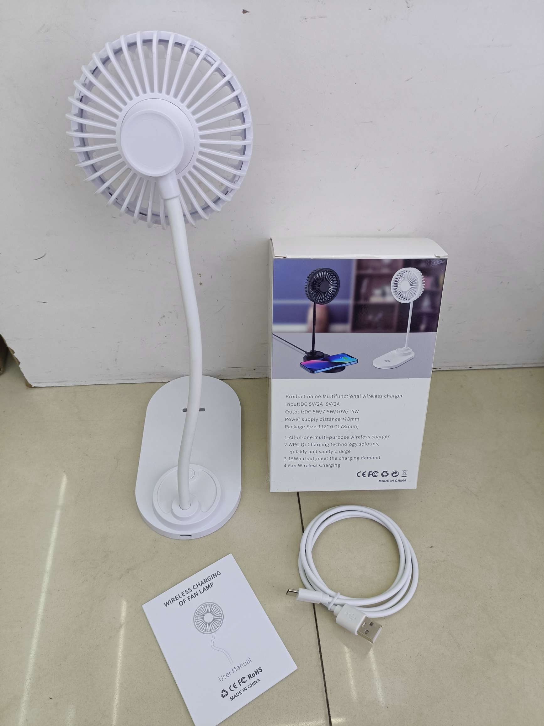 Fan phone wireless charging details Picture