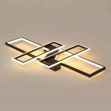 简约LED长方形客厅灯艺术吸顶灯创意个性时尚亚克力卧室灯房间灯
