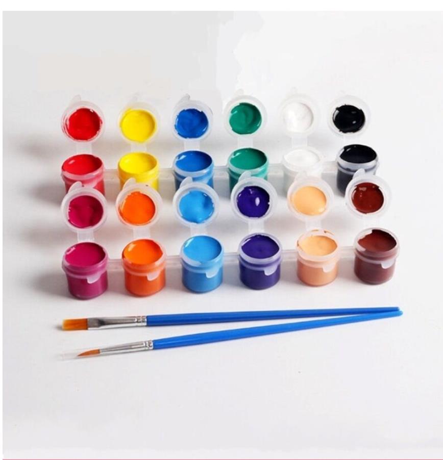 Acrylic Paint Set Art Painting Gouache Paint Plaster Doll Paint Watercolor Painting
