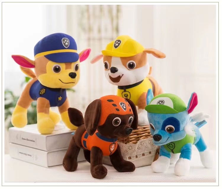 秀绒玩具汪汪队毛绒玩具狗狗巡逻队全套公仔小狗可爱阿奇布娃娃男女儿童礼品玩具详情12