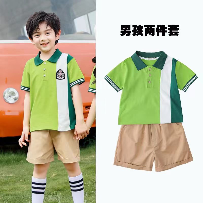 小学生校服套装幼儿园园服夏季短袖运动会套装吸湿排汗儿童班服详情图2