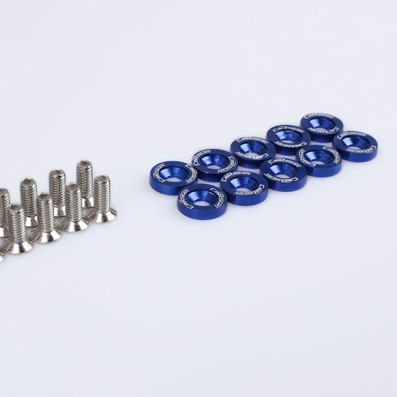 Car modification screw gasket, racing plate frame screw cap, decorative gasket, exterior decoration modification Application Scenario