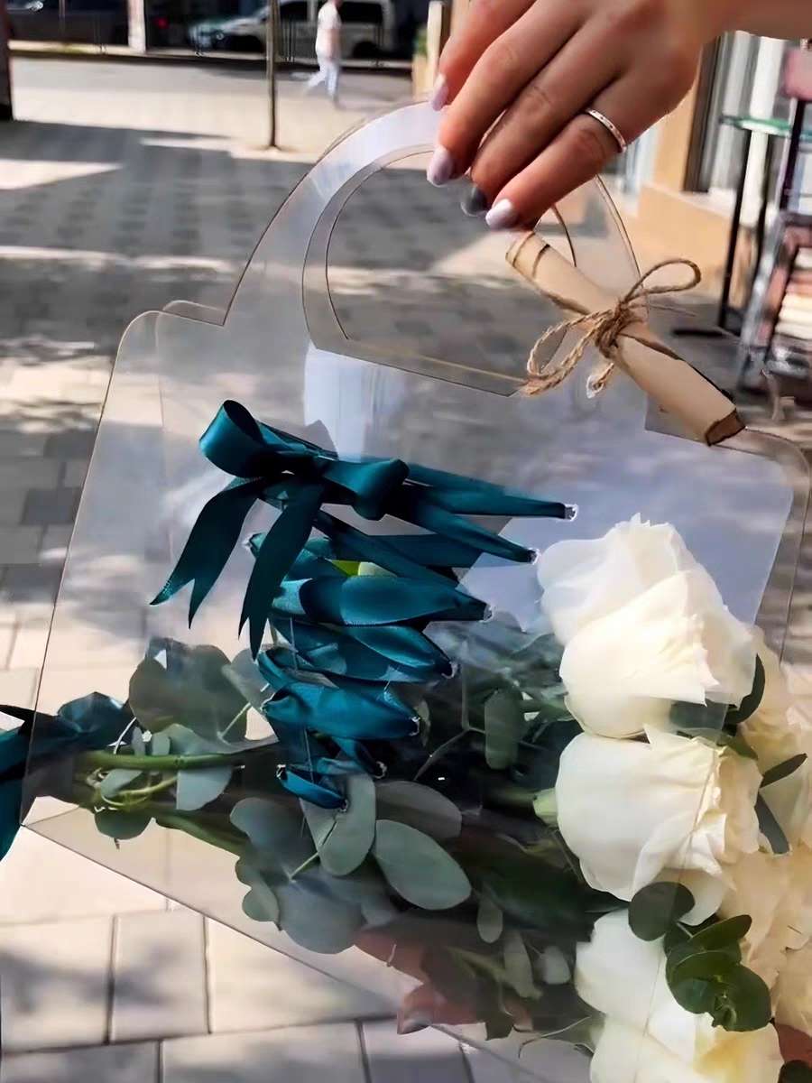 New Transparent Pet Flower Bag undefined