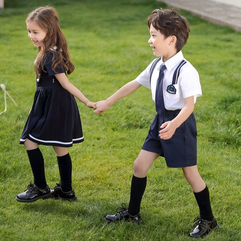 幼儿园园服夏装大班毕业照服装学院风班服六一表演服小学生演出服详情图3