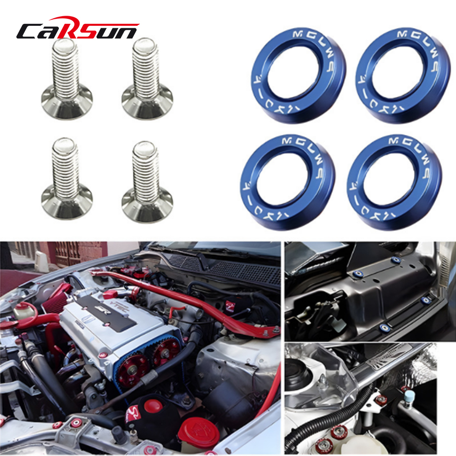 Car modification screw gasket, racing plate frame screw cap, decorative gasket, exterior decoration modification