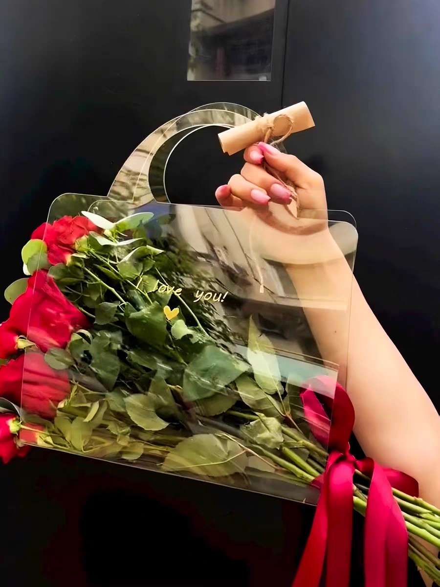 New Transparent Pet Flower Bag undefined