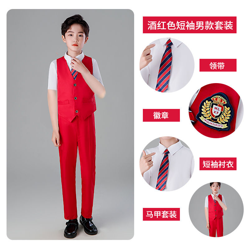 2023 Children's Chorus Costumes Primary And Secondary School Uniforms Performance Costumes Boys And Girls Choir Children Item Picture