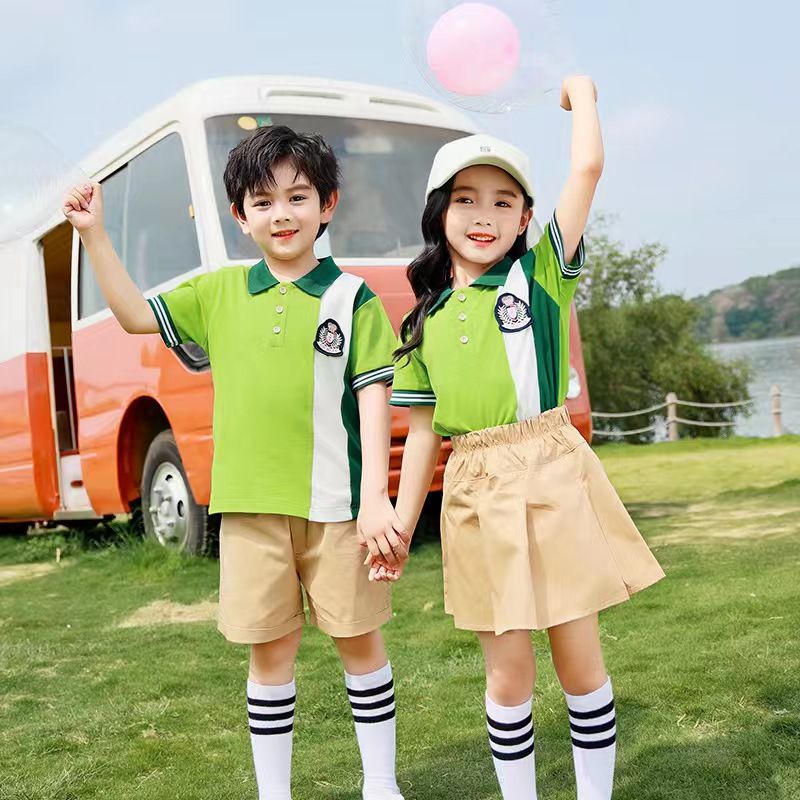 Primary School Uniform Set Kindergarten Uniform Summer Short-Sleeved Sports Meeting Set Moisture Absorption And Perspiration Class Clothes For Children Application Scenario