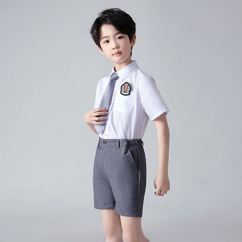 Children's Costume Primary And Secondary School Students Choir Recitation Performance Dress Kindergarten Dress Boys And Girls Graduation Photo Dress undefined